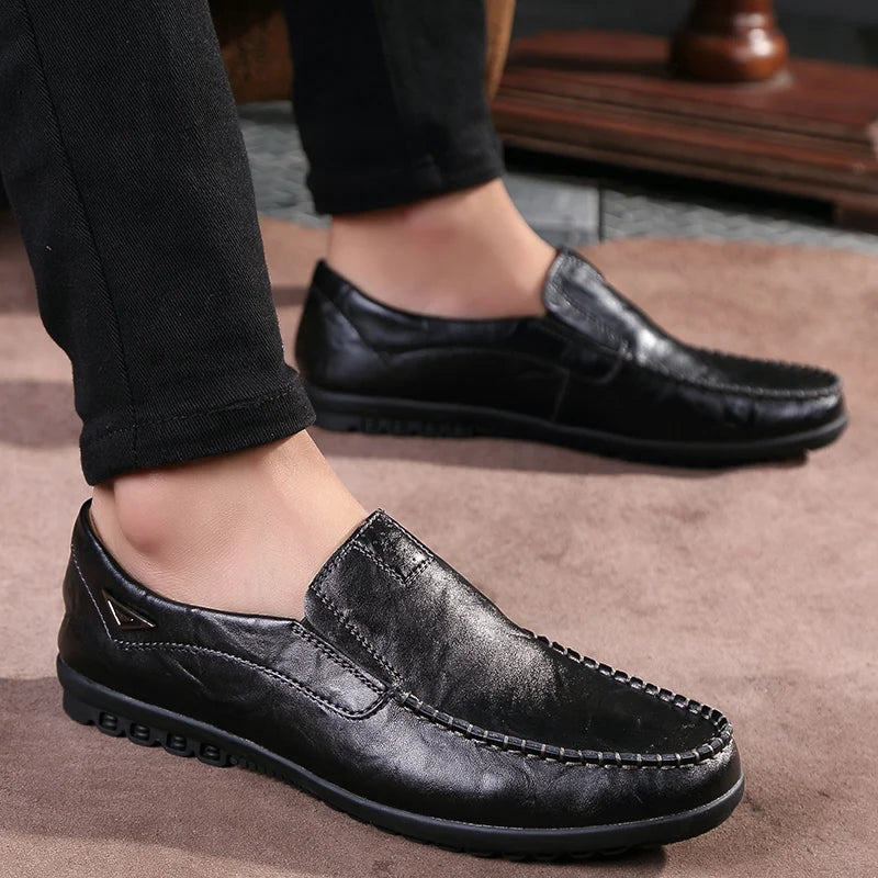 Sapato Masculino&nbsp;Casual de Couro Elegance