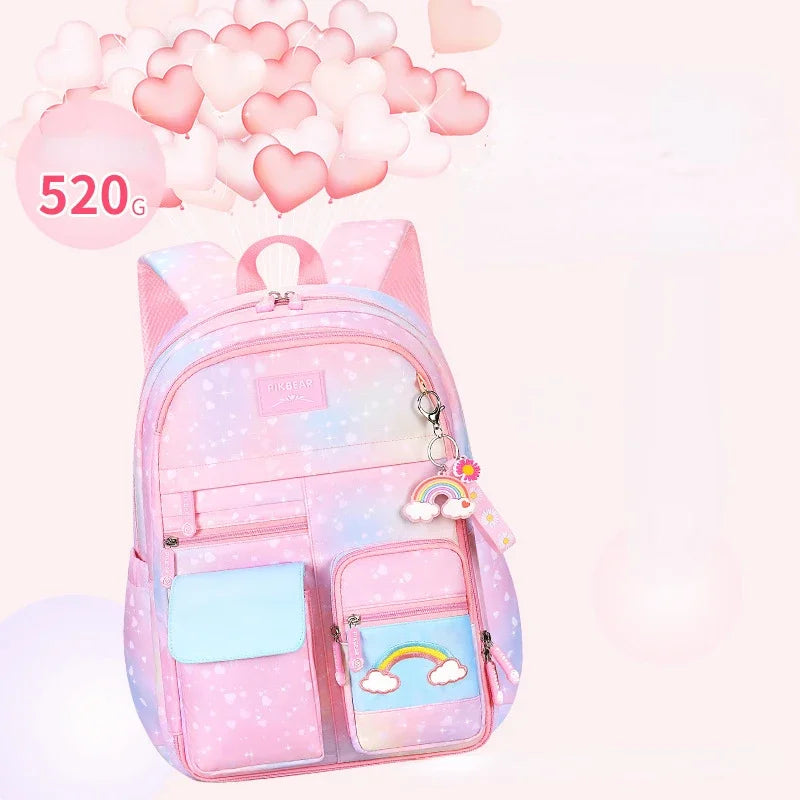 Mochila Infantil Feminina Impermeável CuteRainbow