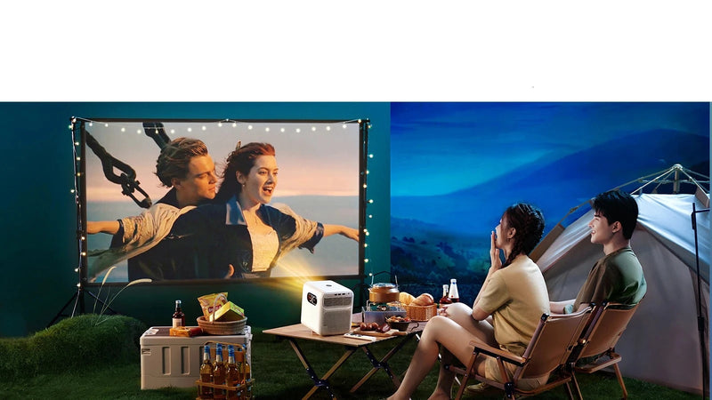 Wanbo Mozart 1 Android 9.0 2K 4K Projetor 1080P Full Hd Portable Projector Wifi 6 2+32Gb Auto-Focus for Smart Home Video Theater