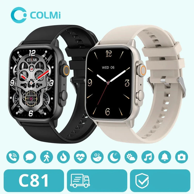 COLMI C81 2.0'' AMOLED Smartwatch , IP68 resistente a água Ultra Series 8