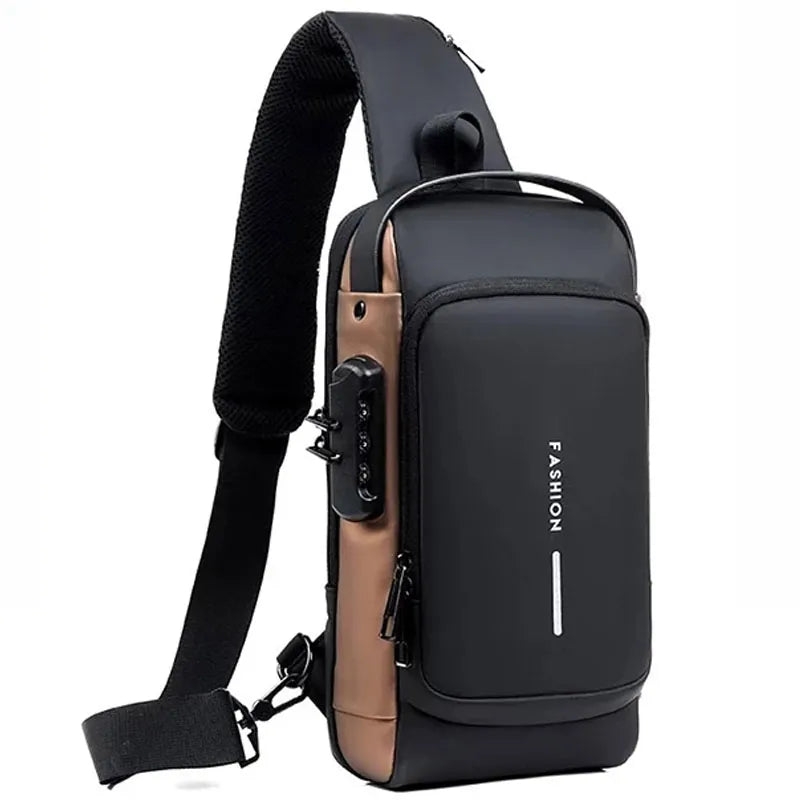 Bolsa Slim Bag™ - Mochila Anti-Furto com Senha USB